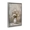 Stupell Industries Vintage Still Life Daisies Floater Framed Canvas Wall Art Design by LSR Design Studio